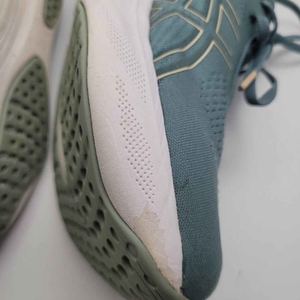 ASICS Gel-Nimbus 25 Running Shoes Women's 8.5 Trainers Foggy Teal Lace Up - Picture 12 of 14